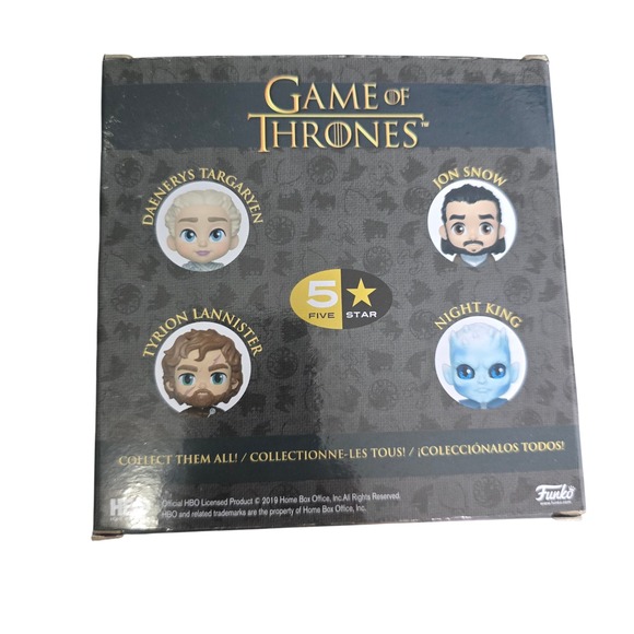 Game of Thrones Jon Snow 5 Star Vinyl Figure Funko Collectible Boxed - Picture 4 of 4